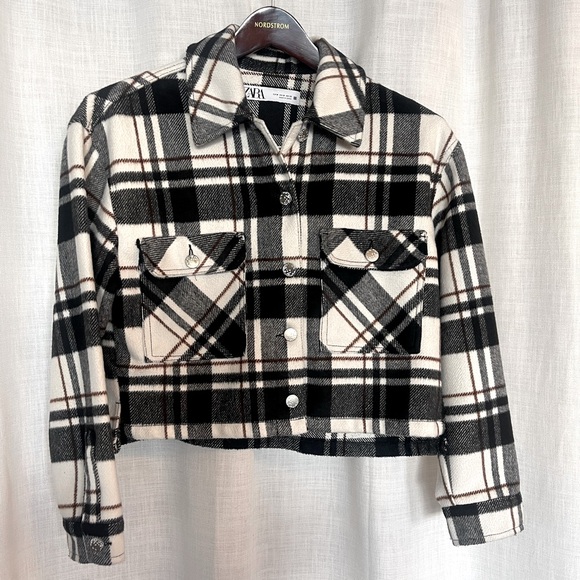 Zara Fall crop jacket, size Medium - Picture 7 of 7